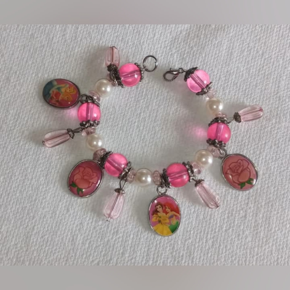 Girls Disney Princess Charm Bracelet